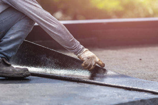 Professional Waterproofing technician working in Flat Rock, OH
